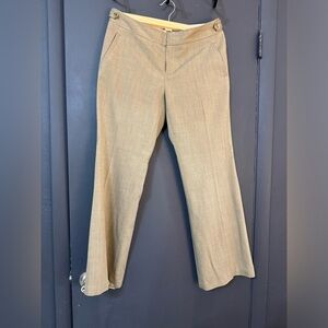 Banana Republic Wool Blend Tan Lined Trousers